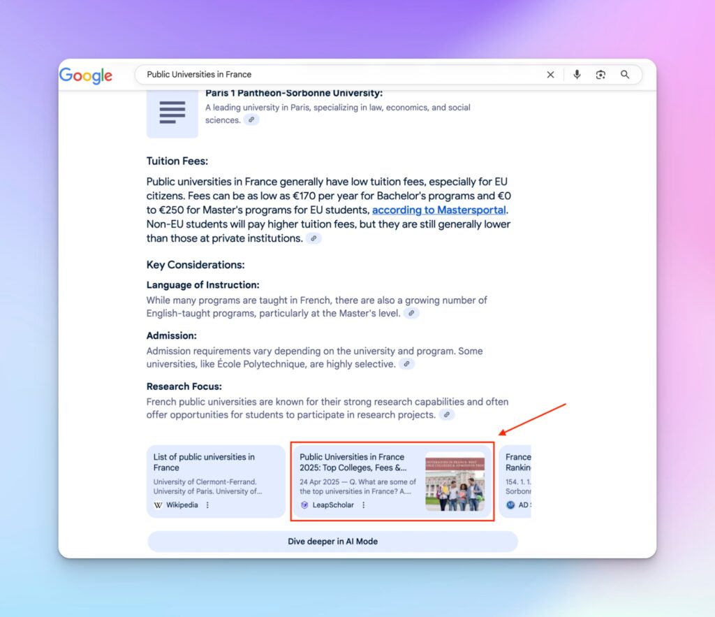 Content that surfaces inside larger platforms